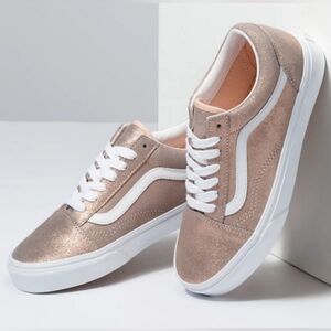 Vans Old Skool Limited Edition Glittery  Rose Gold *NWT*